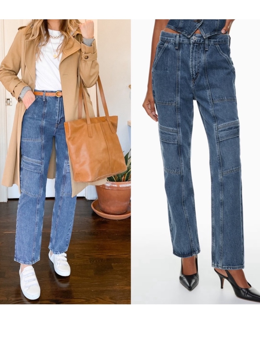 ⭐️AGOLDE - Cooper Cargo Jeans - Regulation (Blue) size 25⭐️